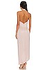 view 3 of 3 Amelia Halter Gown in Nude