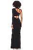 view 4 of 4 Tia Ring Gown in Black