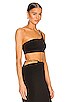 view 2 of 4 Alyssa Chain Crop in Black