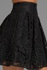 view 5 of 6 Mambo Lace Cha-Cha-Cha Skirt in Black