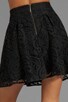view 6 of 6 Mambo Lace Cha-Cha-Cha Skirt in Black