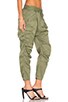 view 2 of 3 Cupro Harem Cargo Pant in Olive