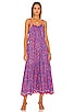 view 1 of 3 Jerusha Maxi Dress in Persian Blue & Rosso