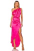 view 1 of 3 Dinah One Shoulder Dress in Pink