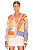 view 1 of 5 COLOR BLOCKING 가디건 in Cream