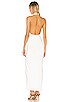 view 3 of 4 Sasha Gown in White
