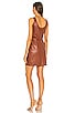 Vegan Leather Ernie Dress, view 3 of 3, click to view large image.