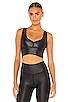 view 1 of 4 V Scoop Sports Bra in Black