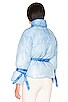 view 4 of 5 Tie Up Puffer Jacket in Sky Ombre