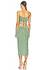 view 3 of 3 Arielle Midi Dress in Sage Green
