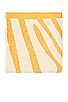 view 3 of 4 Maze Towel in Yellow