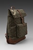 Ballast Micro Paisley Print Roll Top Backpack, view 3 of 4, click to view large image.