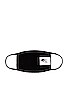 view 3 of 3 Diagonal Stripe Mask in Black