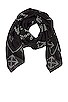 view 1 of 2 Chain Scarf in Black & White
