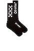 view 1 of 2 CALCETINES ARROW in Black & White