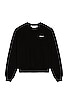 view 2 of 3 Caravag Arrow Over Crewneck in Black & White