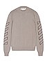 Diag Outline Knit Crewneck, view 2 of 3, click to view large image.