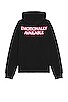 view 2 of 3 SUDADERA EMOTION NEON SLIM in Black & Pink