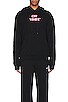 view 3 of 3 SUDADERA EMOTION NEON SLIM in Black & Pink