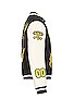 view 3 of 7 CHAQUETA GRAPHICS LEATHER VARSITY in Black & Yellow