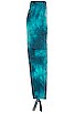 view 4 of 4 Tie Dye Cargo Pant in Turquoise