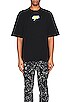view 3 of 4 Degrade Short Sleeve T-Shirt in Black & Green
