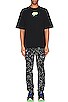 view 4 of 4 Degrade Short Sleeve T-Shirt in Black & Green