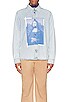 view 3 of 4 Mona Lisa Denim Shirt in Bleach Blue & Blue
