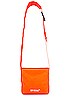 view 1 of 4 Off Core Crinkle Crossbody Bag in Orange Fluo White