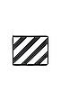 view 1 of 5 Binder Diagonal Wallet in Black & White