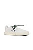 view 2 of 6 Low Vulcanized Canvas Sneaker in White & Black
