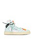 view 1 of 6 3.0 Off Court High Top Sneakers in White & Mint