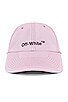 view 2 of 3 Helvetica Logo Baseball Hat in Lilac