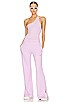 view 4 of 4 Diag Tapered Sweatpant in Lilac Fuchsia