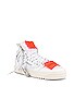 view 2 of 6 3.0 Court Sneakers in White & Orange