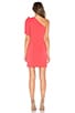 view 3 of 3 One Shoulder Tie Bodycon in Pink