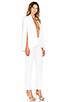 view 2 of 3 Cape Jumpsuit in White