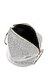 Ellie Crystal Mesh Ring Handle Bag, view 4 of 4, click to view large image.