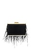 view 2 of 5 Estelle Feather Clutch in Black