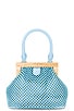 view 1 of 4 Marlo Ball Mesh Handle Bag in Blue