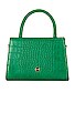 view 2 of 5 Nadia Vegan Leather Embossed Top Handle Bag in Green