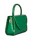 view 3 of 5 Nadia Vegan Leather Embossed Top Handle Bag in Green