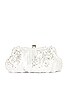 view 1 of 6 Misha Velvet and Sequin Embroidered Clutch in Ivory