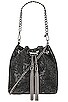 view 1 of 5 Sylvie Crystal Pouch in Black