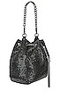 view 3 of 5 Sylvie Crystal Pouch in Black