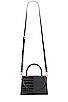 view 5 of 5 Nadia Vegan Leather Top Handle Bag in Black