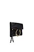 view 3 of 4 Laine Ring Bag in Black & Brass
