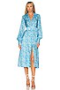 view 1 of 3 Mina Dress in Blue Heart Floral