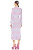 view 3 of 3 Peyton Dress in Pink Blue