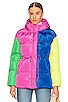 view 1 of 6 Misha Coat in Colourblock